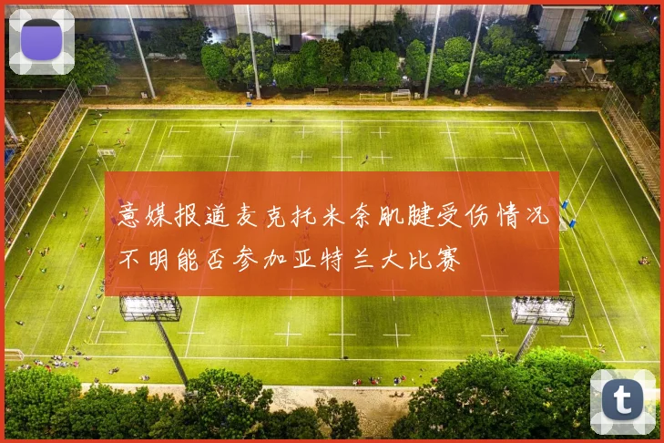 意媒报道麦克托米奈肌腱受伤情况不明能否参加亚特兰大比赛
